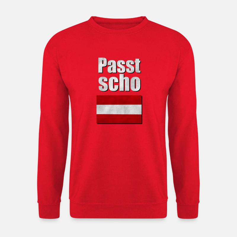 Passt scho - Unisex Pullover - Rot