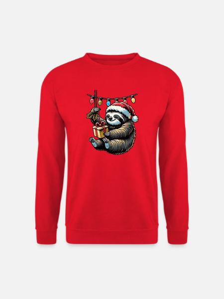 Slowly Christmas! - Unisex Pullover - Rot