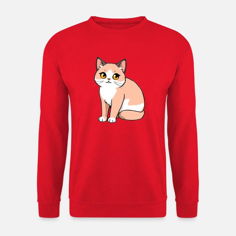 Cat - Unisex Sweatshirt - red