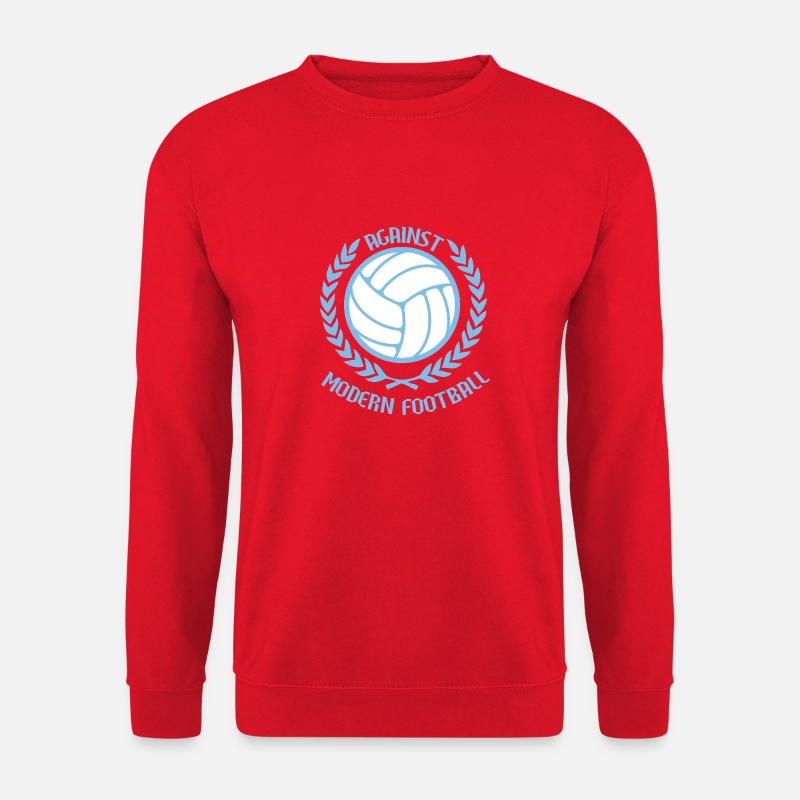 Gegen den modernen Fußball - Unisex Pullover - Rot