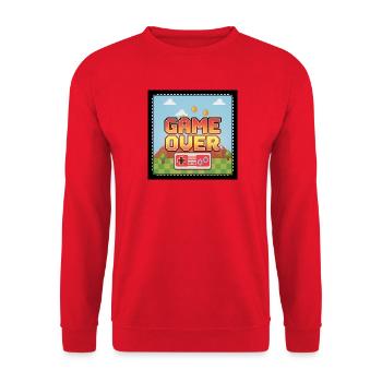 Fin du jeu - Sweat-shirt Unisexe - rouge - Devant - Alina (178cm) & Michal (187cm)