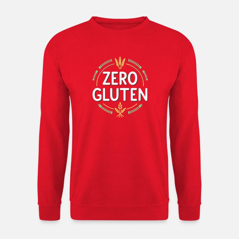 Zero Gluten - Unisex Pullover - Rot