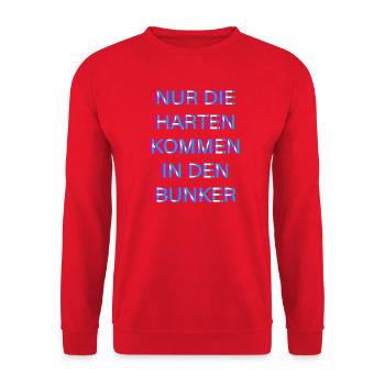 Hardtekk Tekk - Sweat-shirt Unisexe - rouge - Devant - Alina (178cm) & Michal (187cm)
