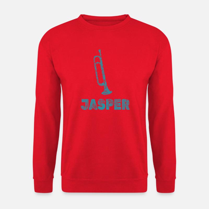 Jasper als Blasmusik - Unisex Pullover - Rot