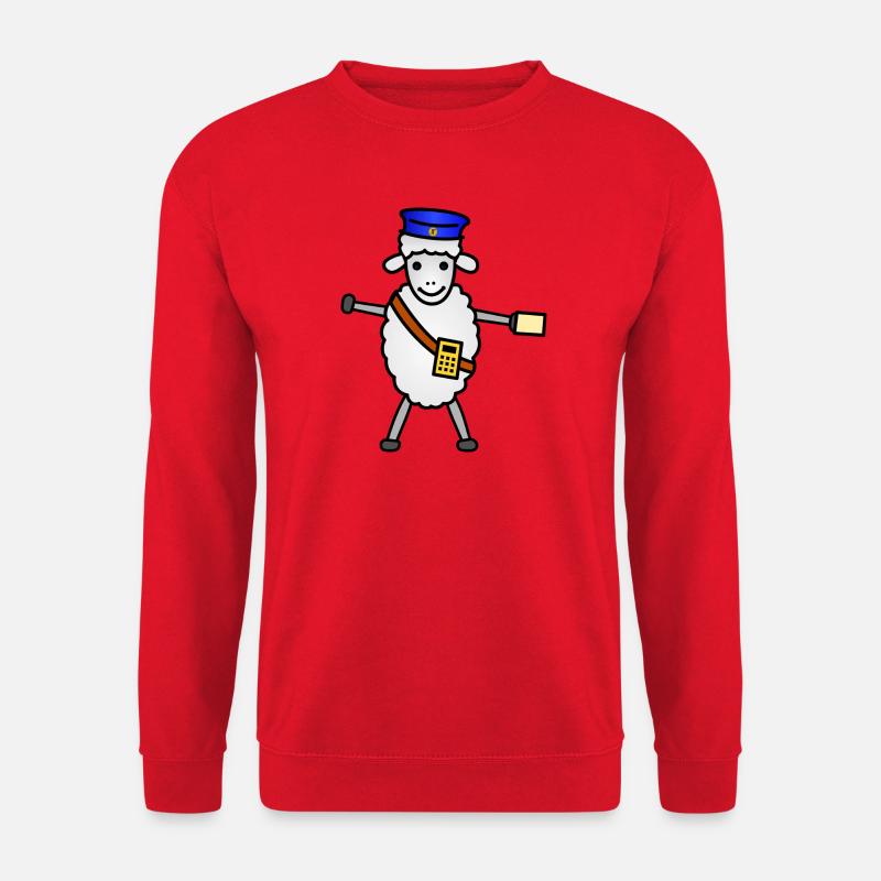 TIB_Schaf-ner_bunt - Unisex Pullover - Rot