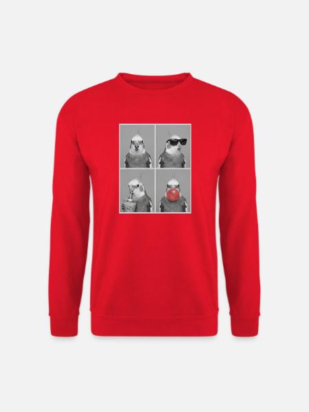 Nymphensittiche Nymphensittich - Unisex Pullover - Rot