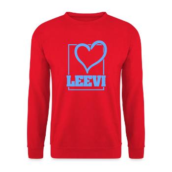 JGA Leevi - Unisex Pullover - Rot - Vorne - Alina (178cm) & Michal (187cm)