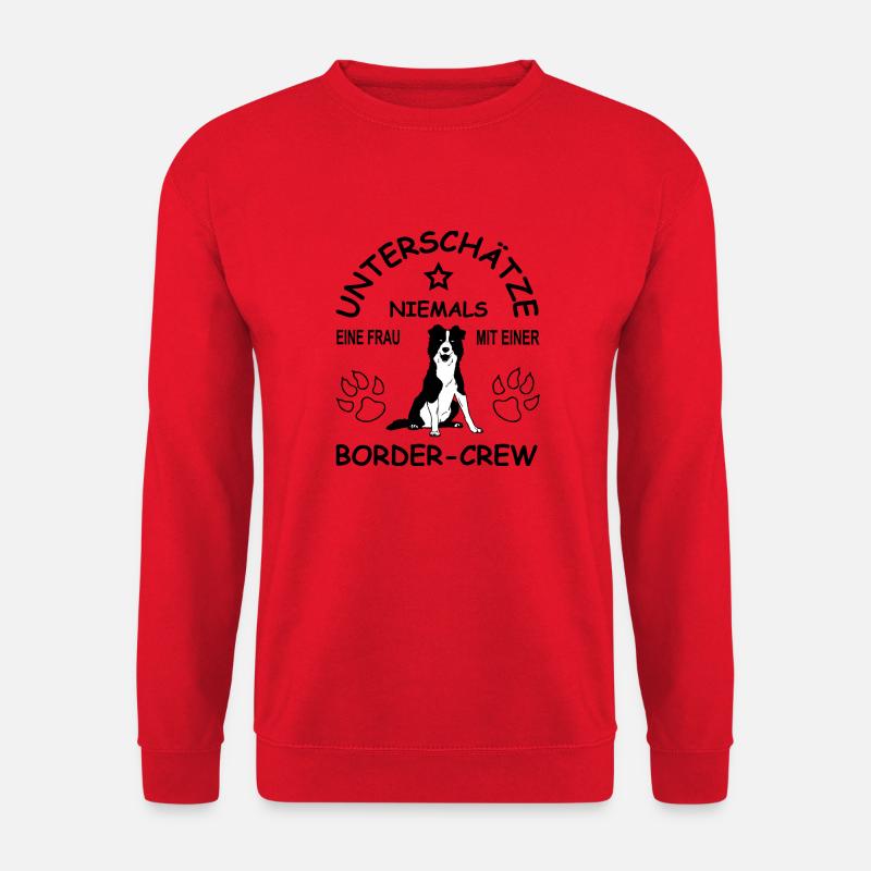 Border-Crew - Unisex Pullover - Rot