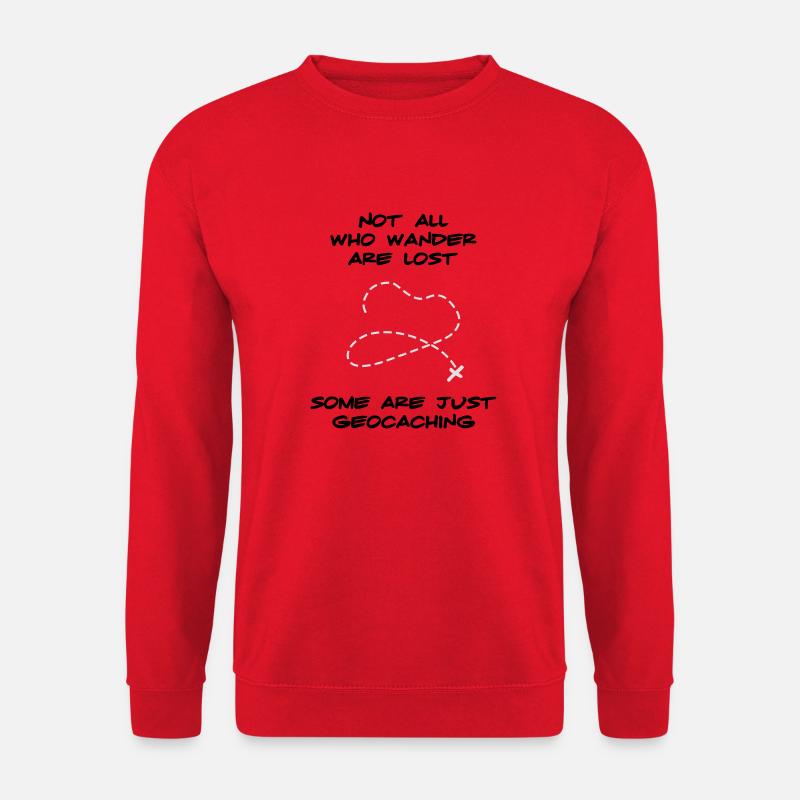 Geocaching - Unisex Sweatshirt - red