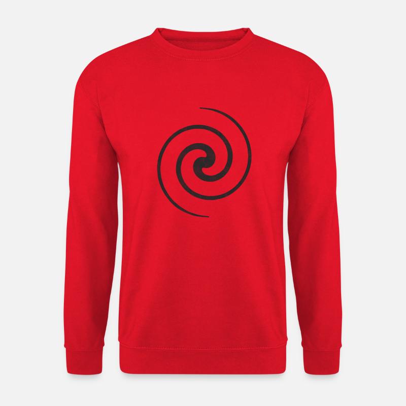 Wirbel - Unisex Pullover - Rot