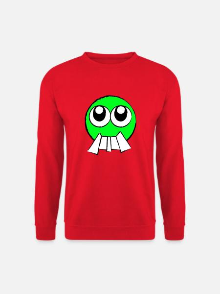 Face (color freely selectable) - Unisex Sweatshirt - red