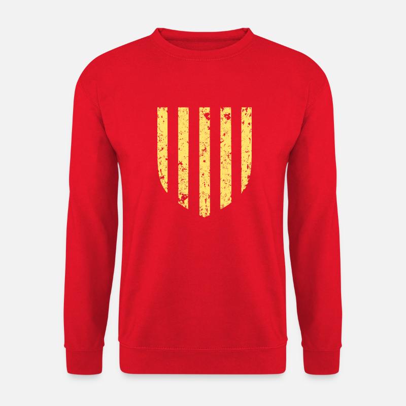 Wappen Pyrénées-Orientales - Unisex Pullover - Rot