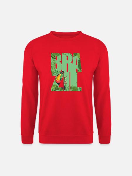 Brazilien - Unisex Pullover - Rot