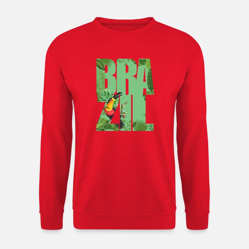 Brésil - Sweat-shirt Unisexe - rouge