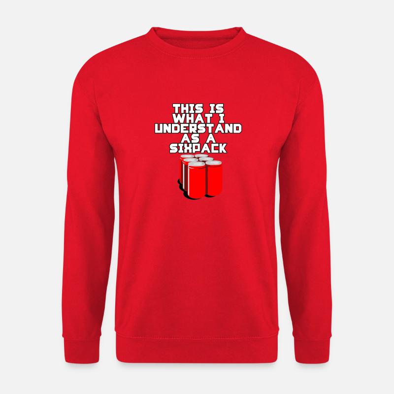 Six-pack - Unisex Sweatshirt - red