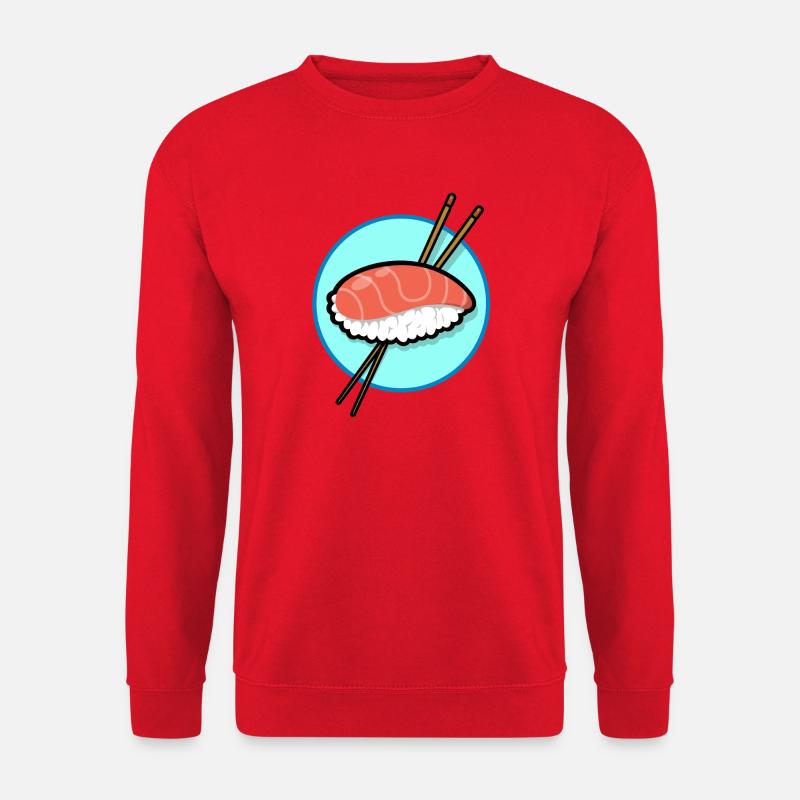 Lachs Sushi - Unisex Pullover - Rot