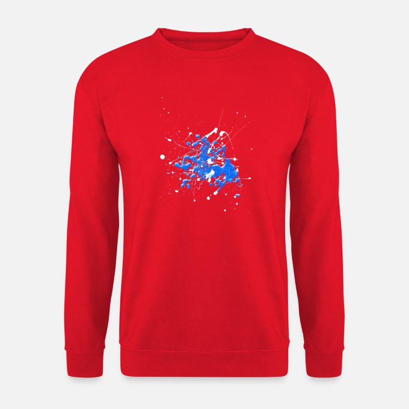 Whiteblue.Splash - Unisex Sweatshirt - red