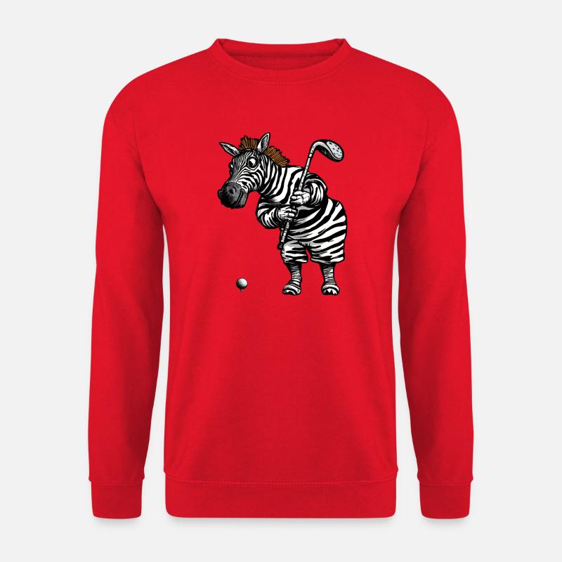 Zebra Golf - Unisex Pullover - Rot