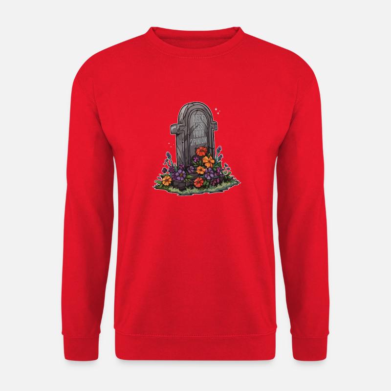 Ist mir egal lustiger Spruch - Unisex Pullover - Rot