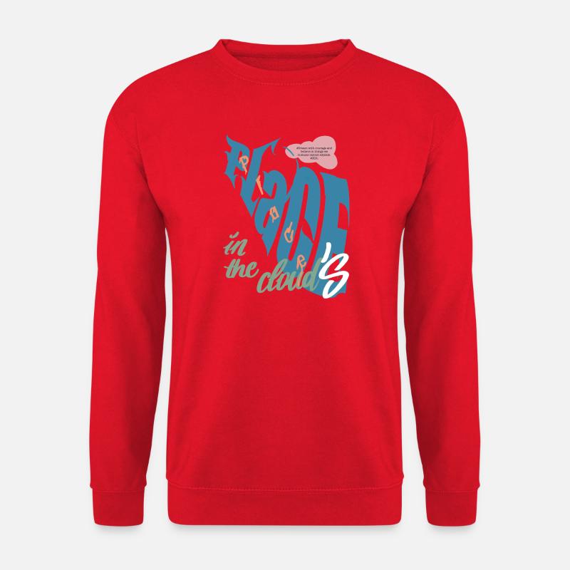 Place in the clouds Graffiti - Unisex Pullover - Rot