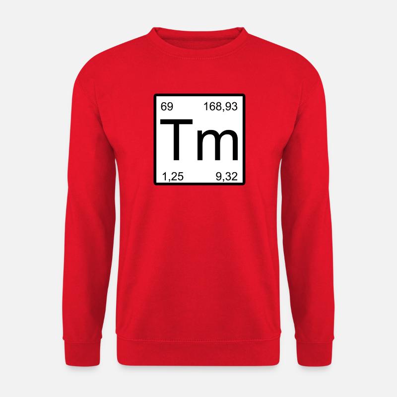 Thulium Elementdesign - Unisex Pullover - Rot
