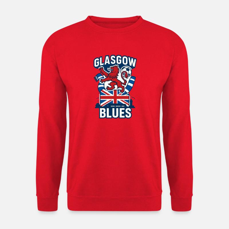 Glasgow Blues Wappen - Unisex Pullover - Rot