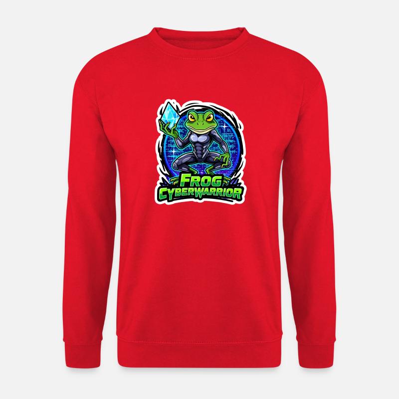 Frosch Cyberwarrior - Unisex Pullover - Rot