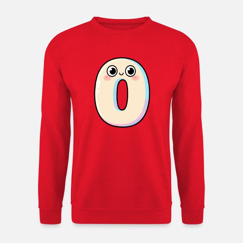 Zero Kawaii lächelt - Unisex Pullover - Rot