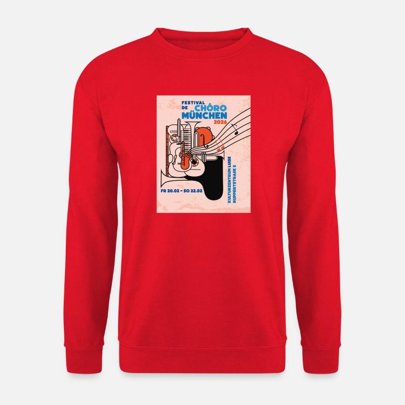 Festival de Chôro München 2026 - Unisex Pullover - Rot