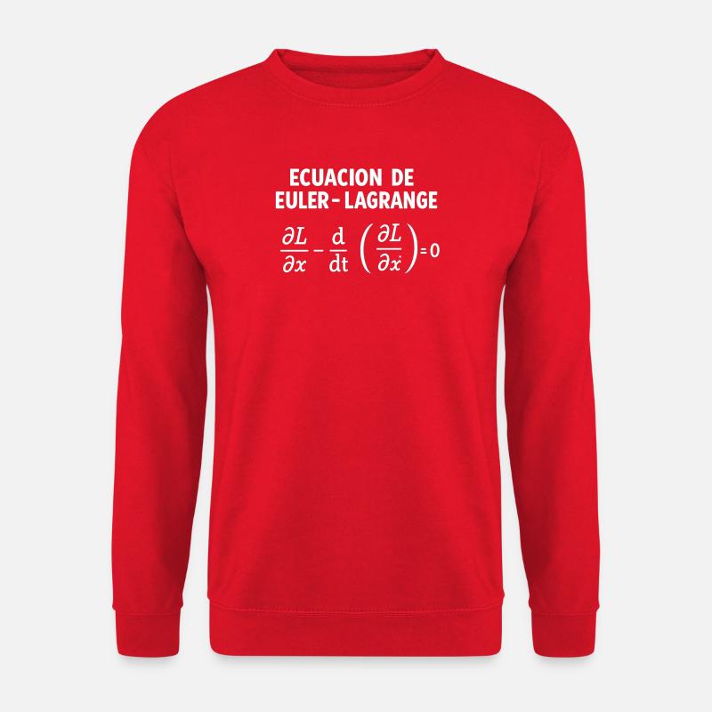 EC-EULER-LAGRANGE - Sweat-shirt Unisexe - rouge
