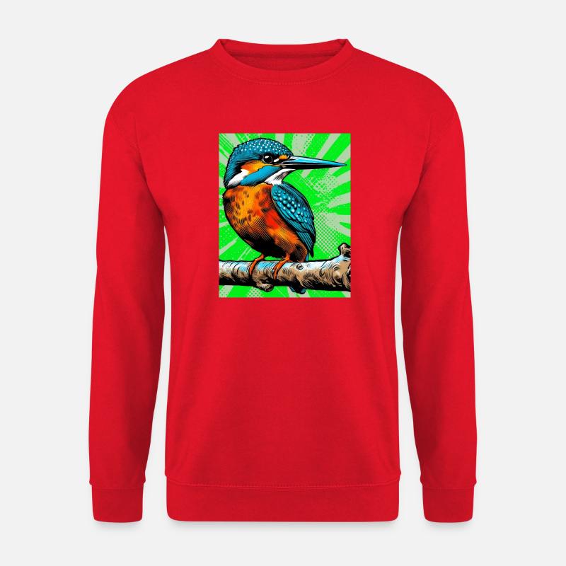 Eisvogel - Unisex Pullover - Rot