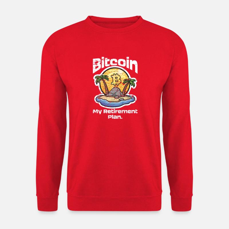 Planifier Bitcoin - Sweat-shirt Unisexe - rouge