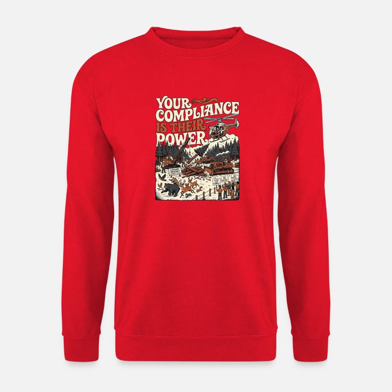 Protect forests - Unisex Sweatshirt - red