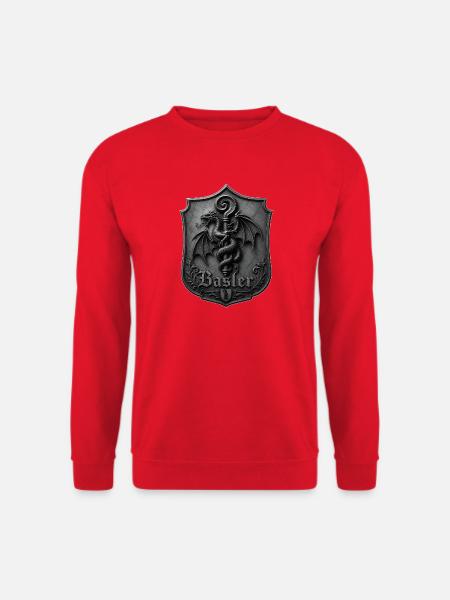Basler Drachenwappen - Unisex Pullover - Rot