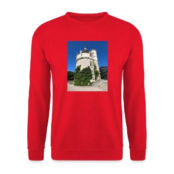 La tour des Marques - Sweat-shirt Unisexe - rouge - Devant - Alina (178cm) & Michal (187cm)