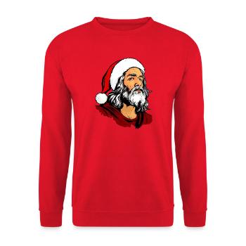 Weihnachten Jesu - Unisex Pullover - Rot - Vorne - Alina (178cm) & Michal (187cm)