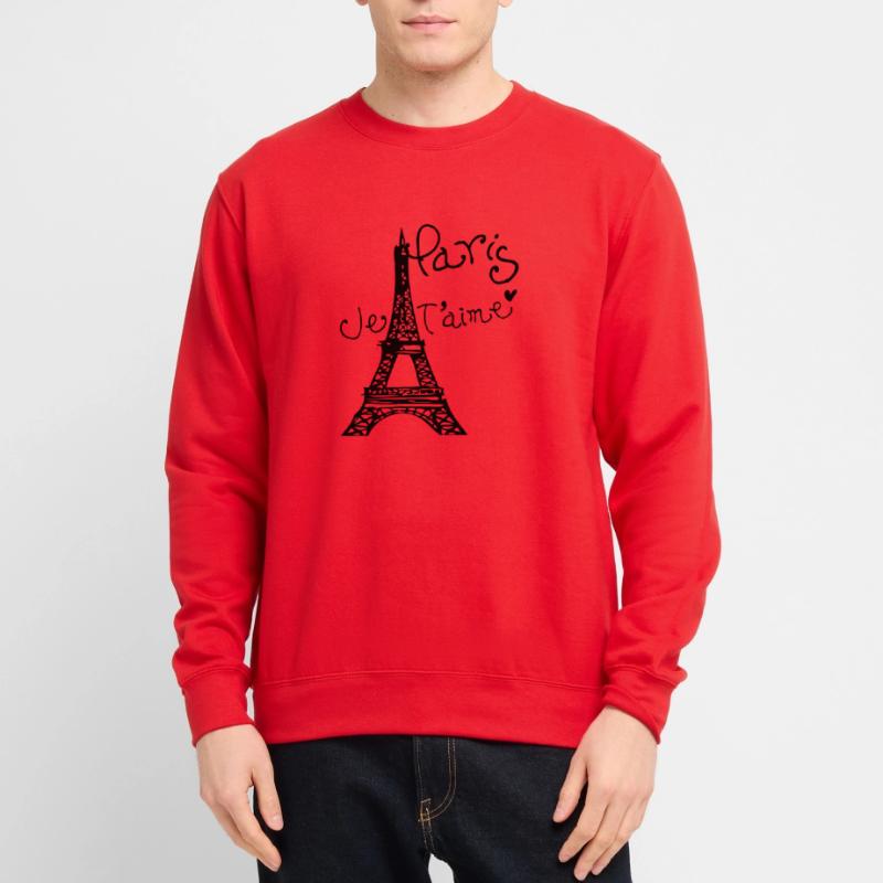 Paris Je T'aime Eiffel tower Unisex Sweatshirt