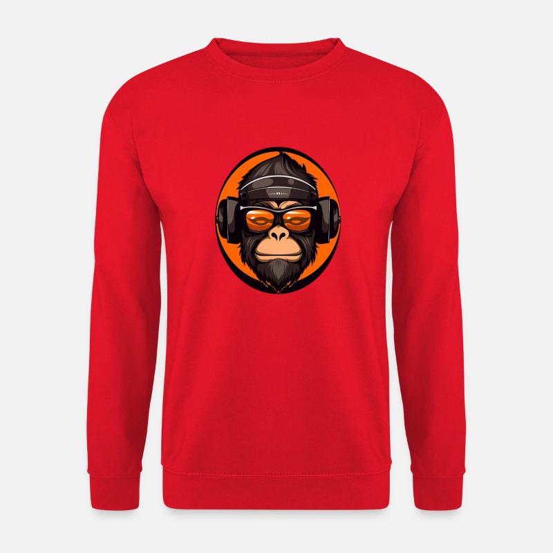 Monkey - Unisex Sweatshirt - red