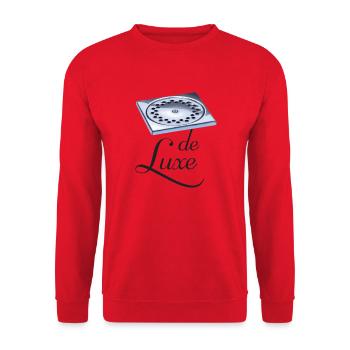Sterput de luxe - Sweat-shirt Unisexe - rouge - Devant - Alina (178cm) & Michal (187cm)