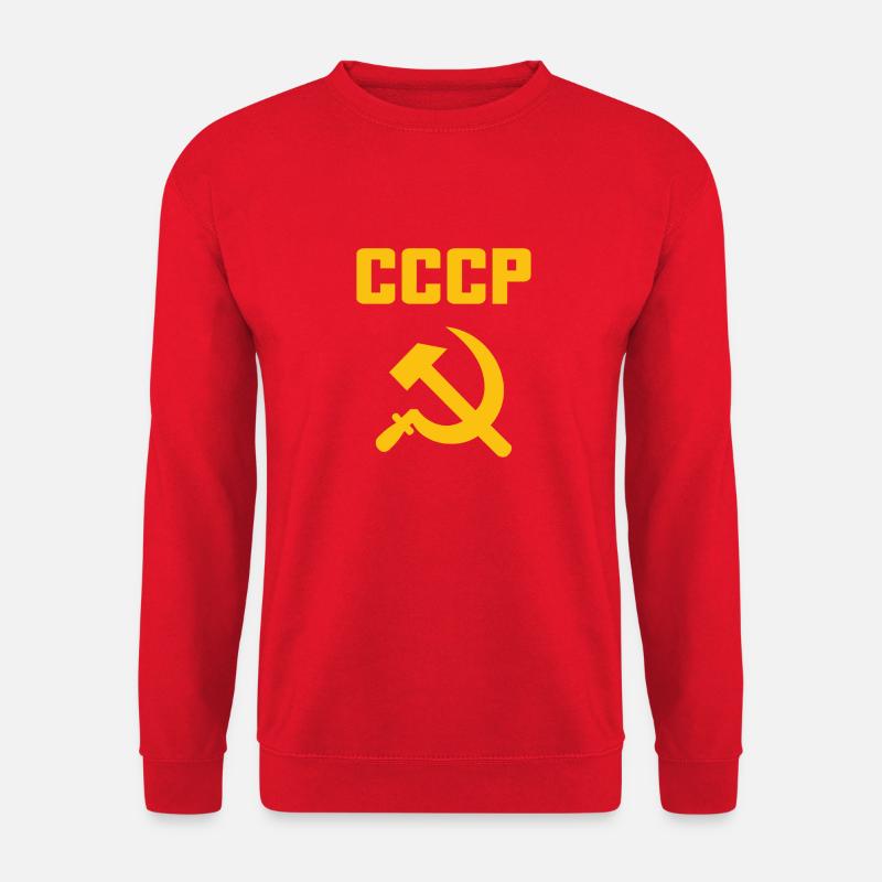 Soviet - Hammer und Sichel Sowjetunion - Kommunist - Unisex Pullover - Rot