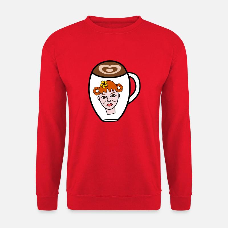 Kaffeetasse - Unisex Pullover - Rot