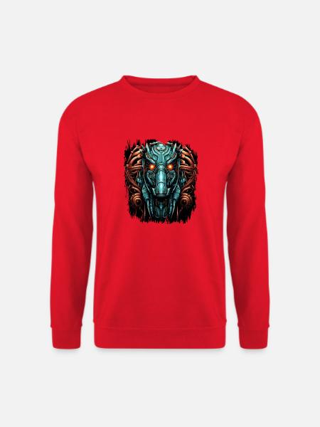 fun sayings birthday happy horses gift - Unisex Pullover - Rot