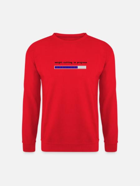weight cutting in process - Unisex Pullover - Rot