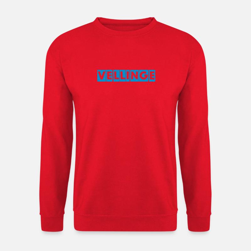 Vellinge – Conception de texte bleu - Sweat-shirt Unisexe - rouge