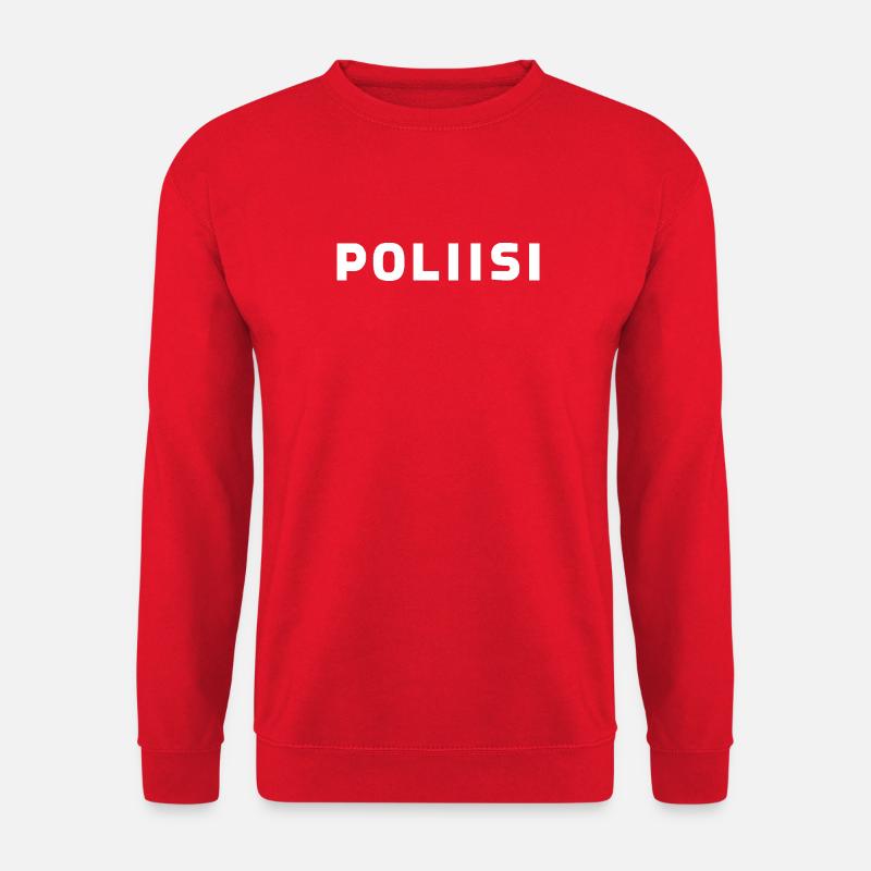 Polizei - Unisex Pullover - Rot