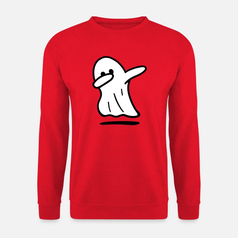 Geist / Lustiger Geist / Halloween / Dabbing-Geist - Unisex Pullover - Rot