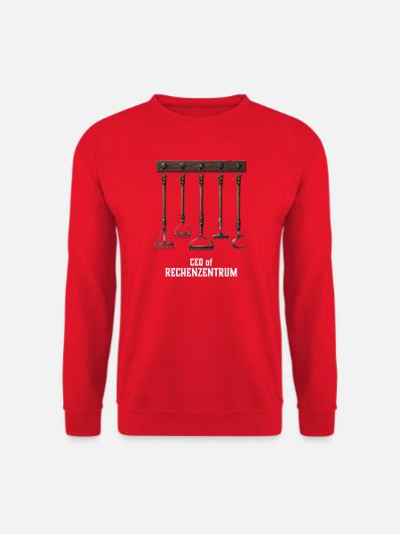 Leiter der Rechenzentrums - Unisex Pullover - Rot
