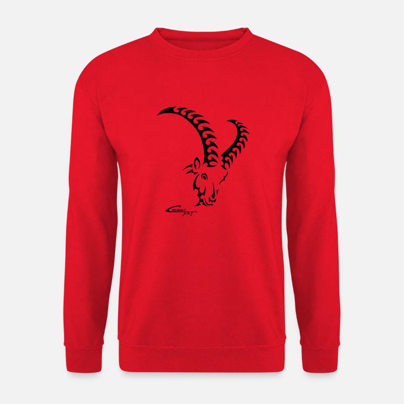 Sternzeichen Steinbock - Unisex Pullover - Rot
