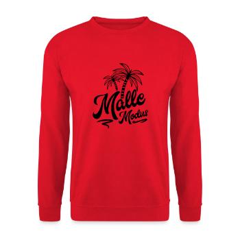 malle modus palm - Unisex Pullover - Rot - Vorne - Alina (178cm) & Michal (187cm)