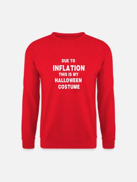 Halloween Inflation - Lustig - Unisex Pullover - Rot